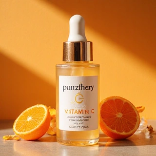 Purezthery Vitamin C Serum bottle.
