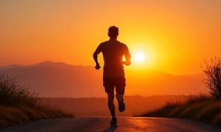 Man with increased energy